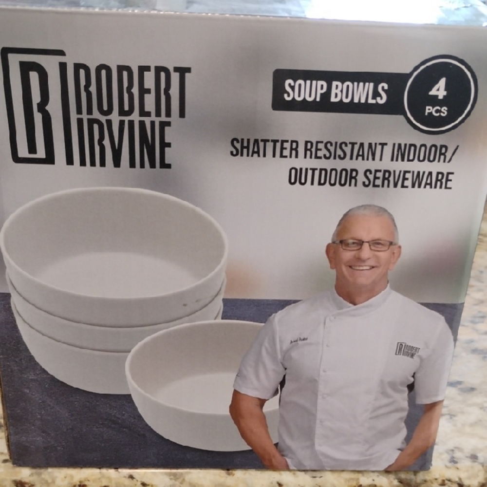 White Soup Bowls - 4 Pack